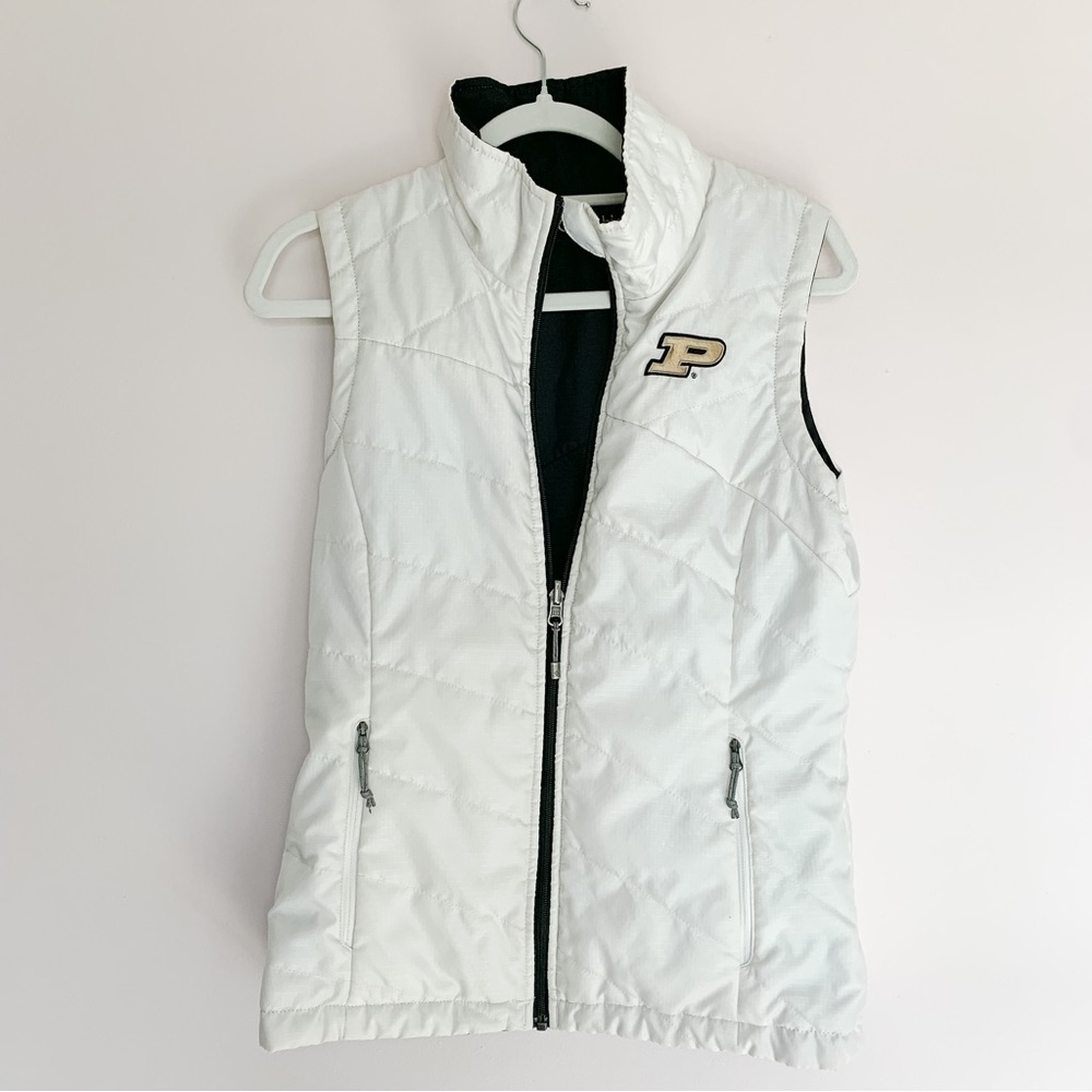 Columbia Purdue University Reversible Zip Up Vest